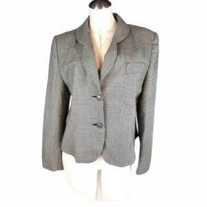 Nordstrom The Catalog Size 14 Blazer Houndstooth